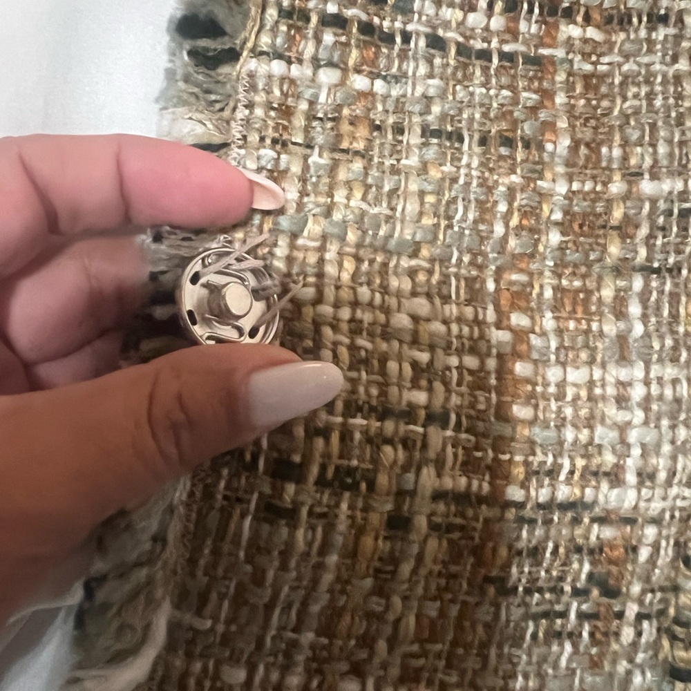 White House Black Market Brown Tweed Blazer - Picture 6 of 11
